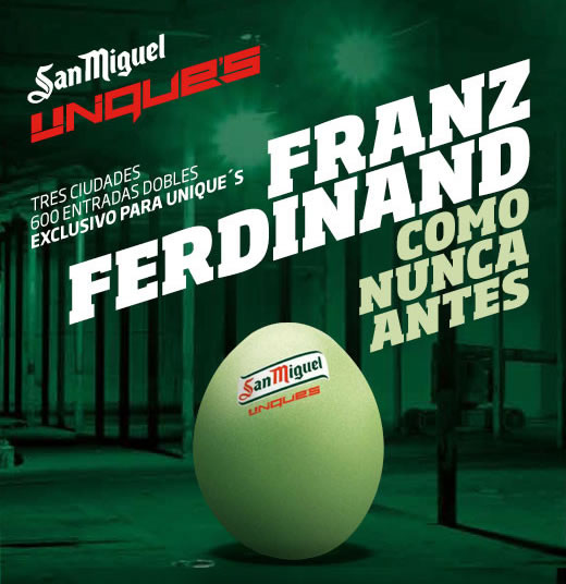 Franz Ferdinand live in Spain.. Secretly!