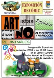 Exhibition "young artists against Animal Abuse" in Estepona