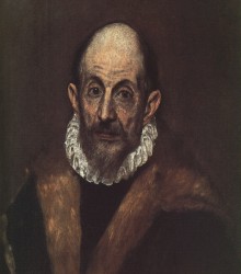 Portrait of A Man (presumed self-portrait of El Greco), circa 1595–1600, oil on canvas