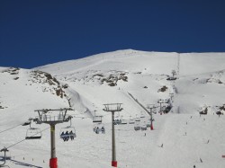 skiing in Spain (Sierra Nevada)