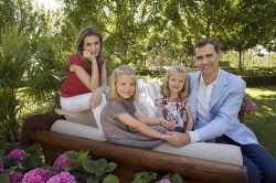 King Felipe VI of Spain and family