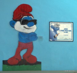 Júzcar, el Pueblo Pitufo – the smurfs town (by Landahlauts at flickr)