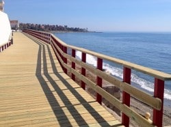 Half of the sections of the coastal path are undergoing in Estepona