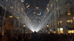 Málaga Christmas lighting Inauguration 2015