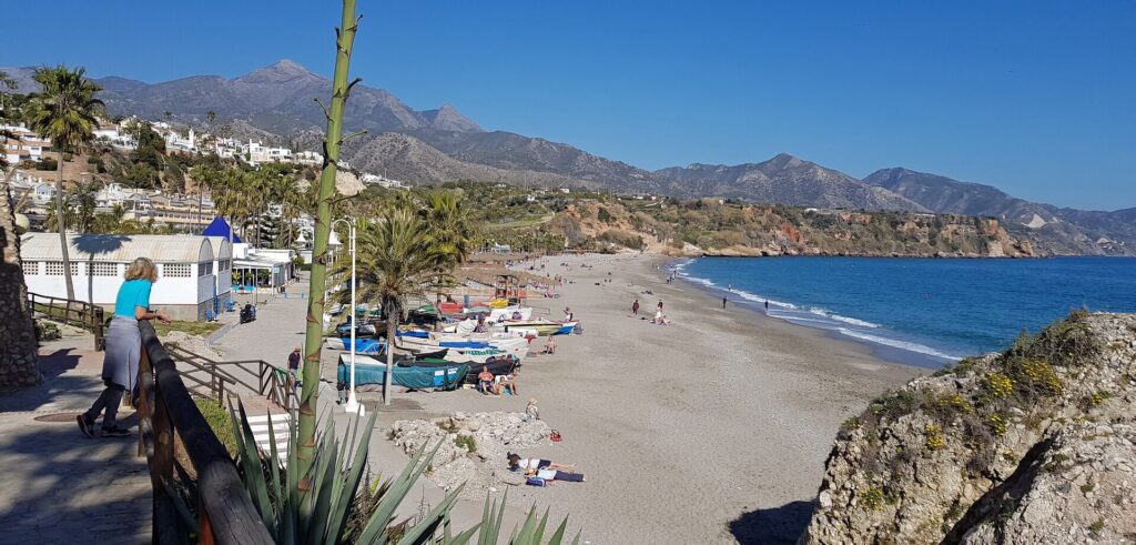 Discovering the Best Beaches on the Costa del Sol - Playa de Burriana (Nerja)