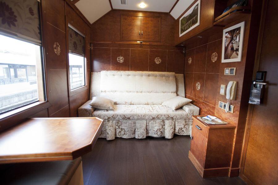 Take the Al-Ándalus train on a Luxurious Journey through Andalusia - Deluxe Suite Room